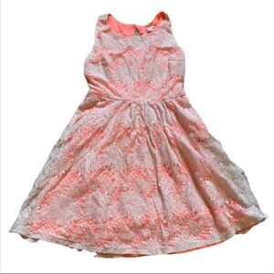 Xhilaration Neon Lace Dress with Pockets